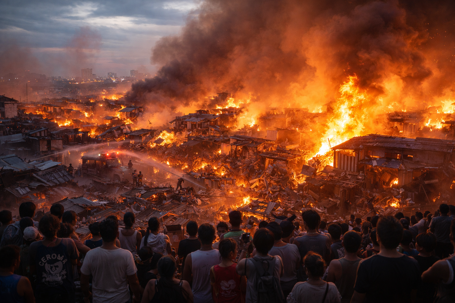 More Than 1,000 Homes Destroyed in Major Fire in the Philippines.