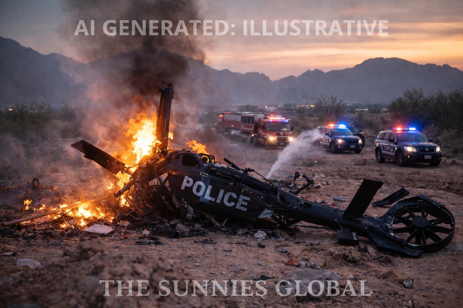 Arizona Police Helicopter Crashes While Responding to Shooting in Flagstaff, Authorities Say