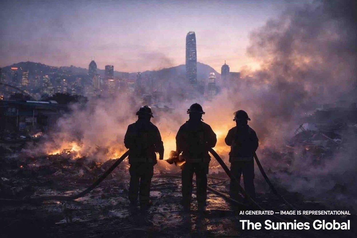 Fire near Hong Kong wholesale food market extinguished