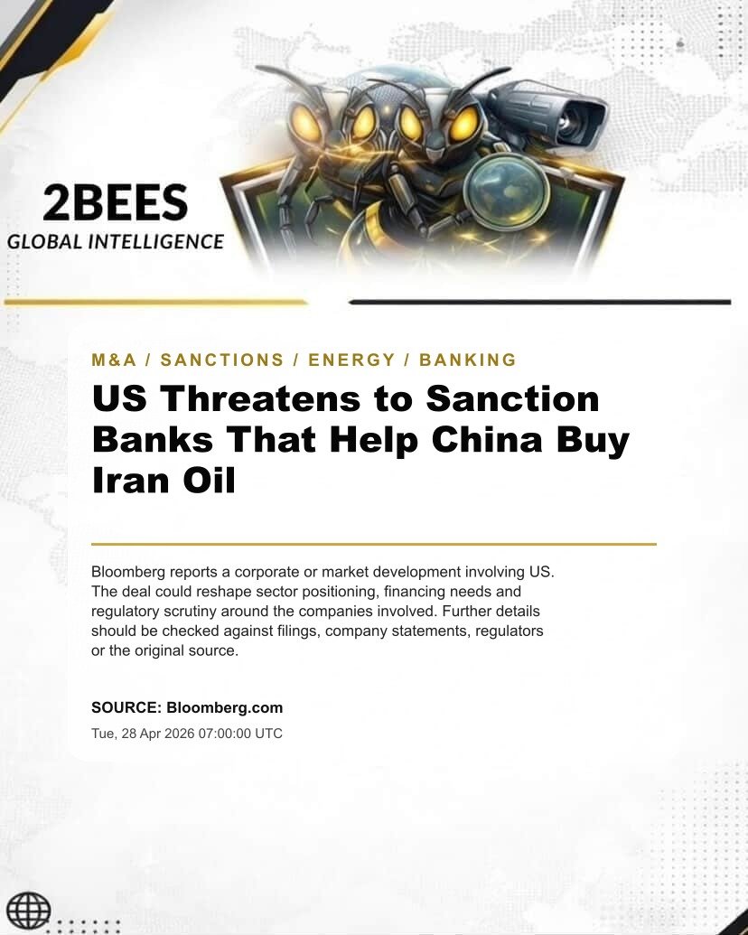 US Threatens to Sanction Banks That Help China Buy Iran Oil