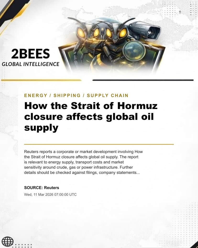 How the Strait of Hormuz closure affects global oil supply