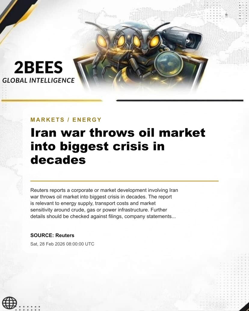 Iran war throws oil market into biggest crisis in decades