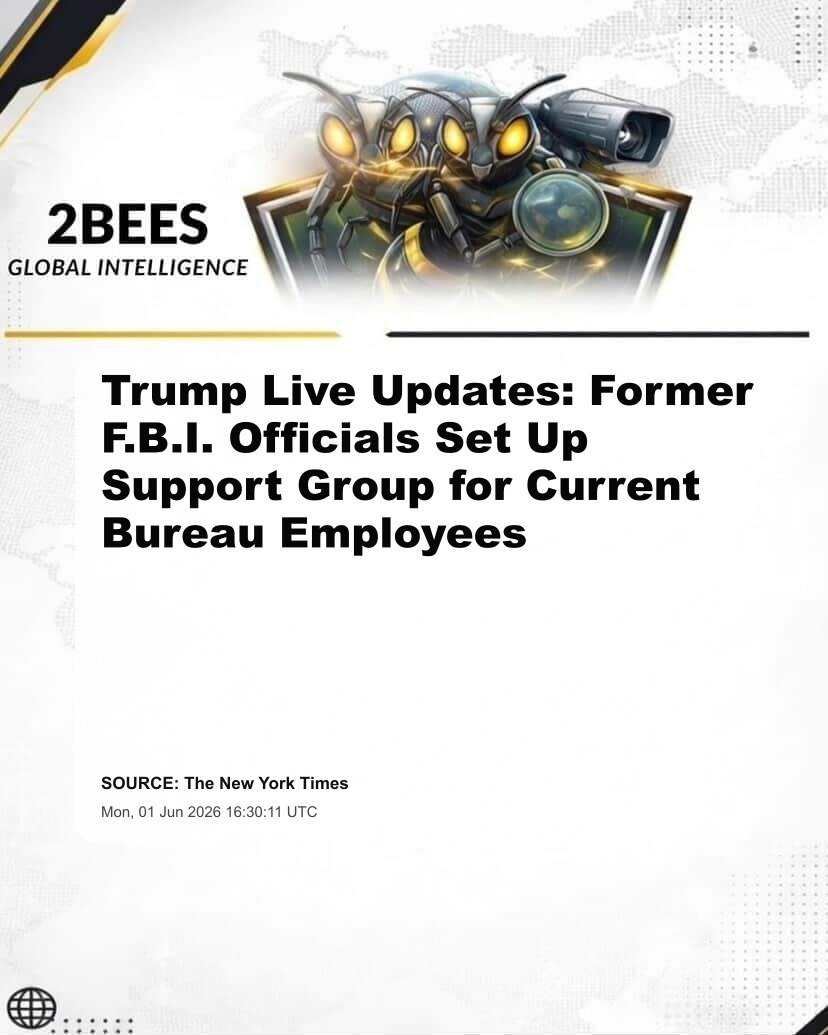 Trump Live Updates: Former F.B.I. Officials Set Up Support Group for Current Bureau Employees