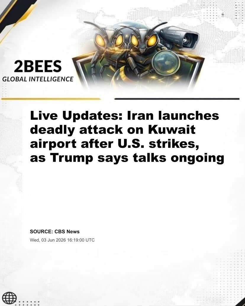 Live Updates: Iran launches deadly attack on Kuwait airport after U.S. strikes, as Trump says talks ongoing