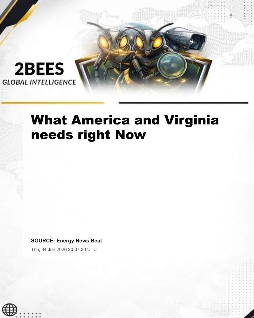 What America and Virginia needs right Now
