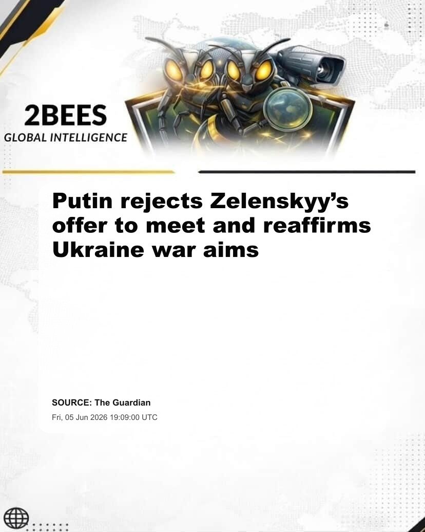 Putin rejects Zelenskyy’s offer to meet and reaffirms Ukraine war aims