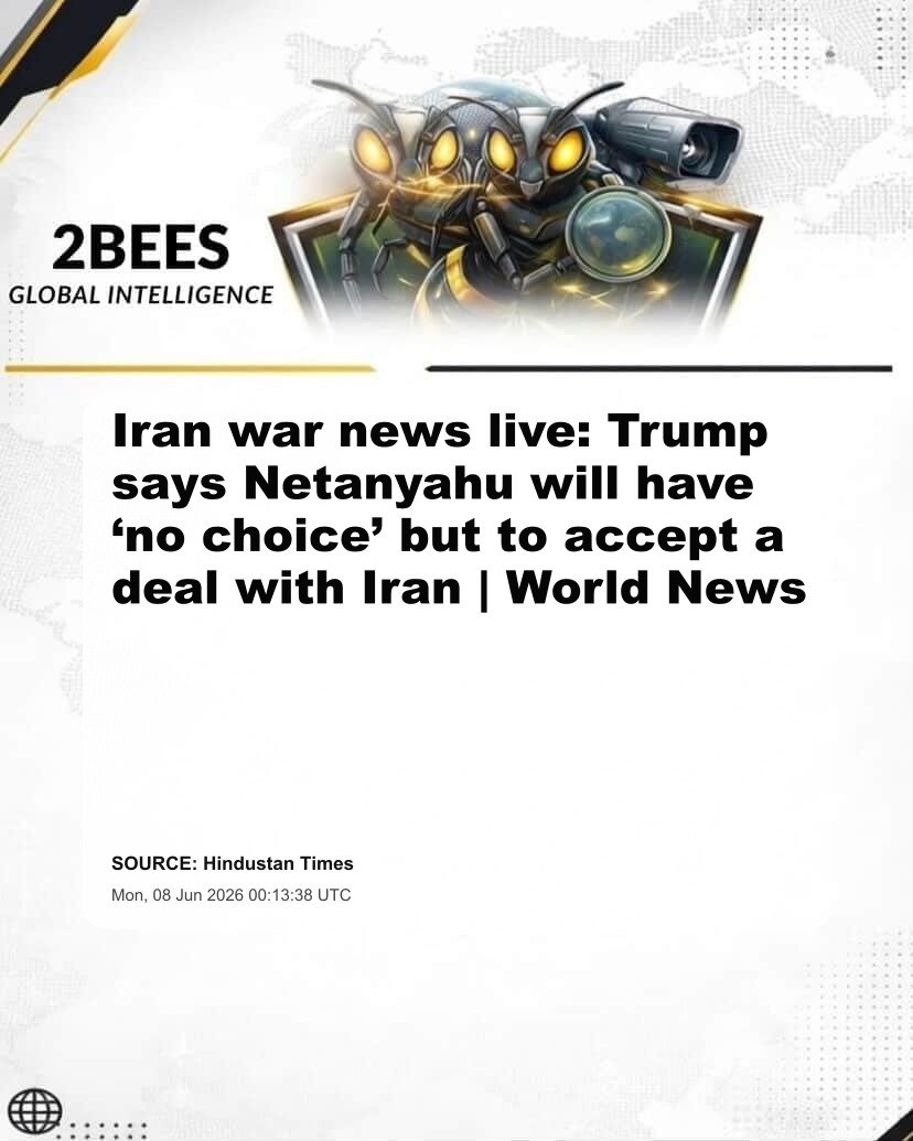 Iran war news live: Trump says Netanyahu will have ‘no choice’ but to accept a deal with Iran | World News