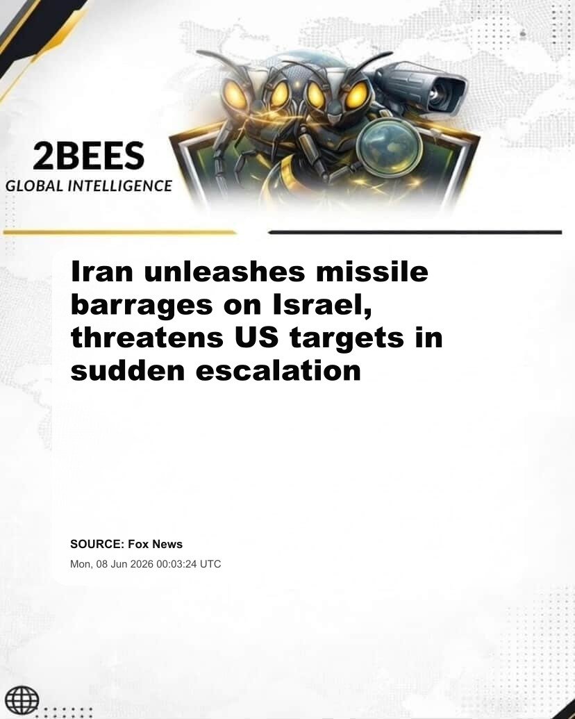 Iran unleashes missile barrages on Israel, threatens US targets in sudden escalation
