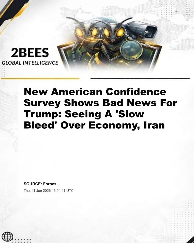 New American Confidence Survey Shows Bad News For Trump: Seeing A 'Slow Bleed' Over Economy, Iran