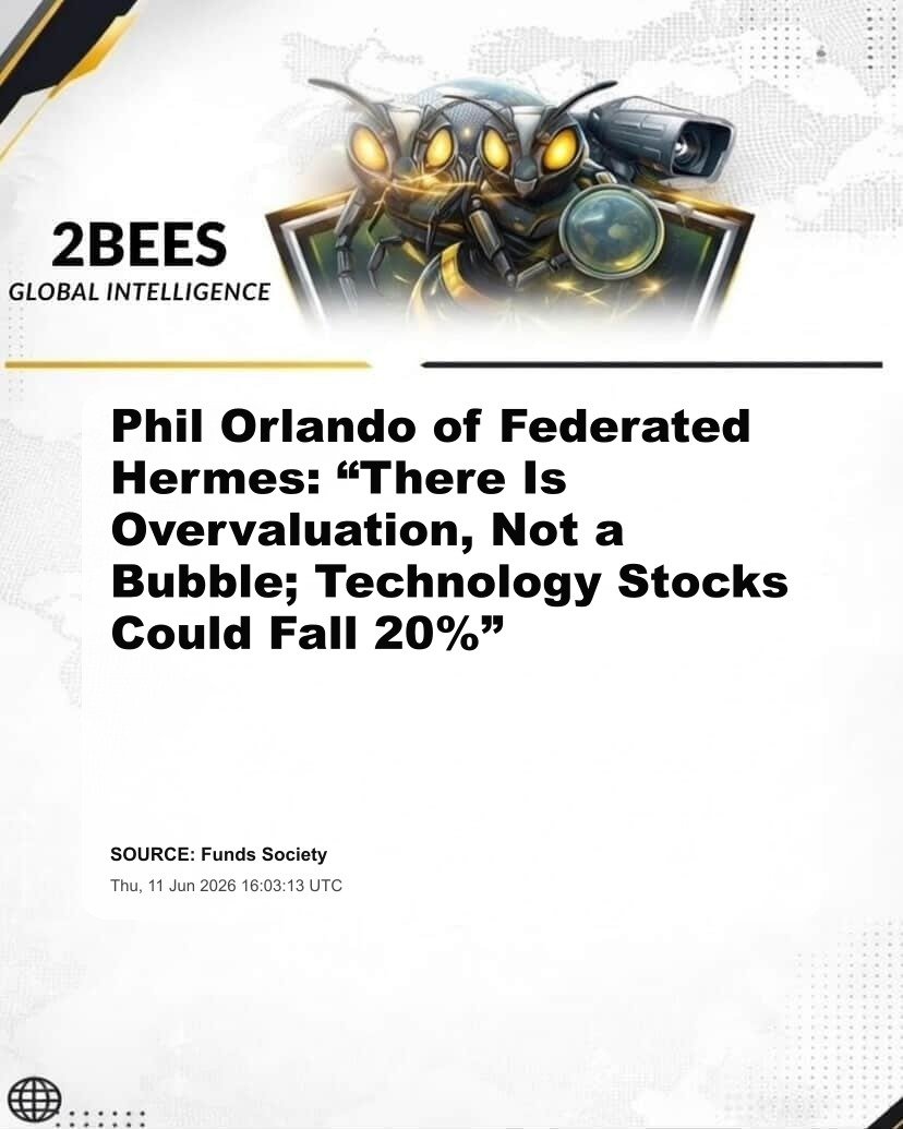 Phil Orlando of Federated Hermes: “There Is Overvaluation, Not a Bubble; Technology Stocks Could Fall 20%”