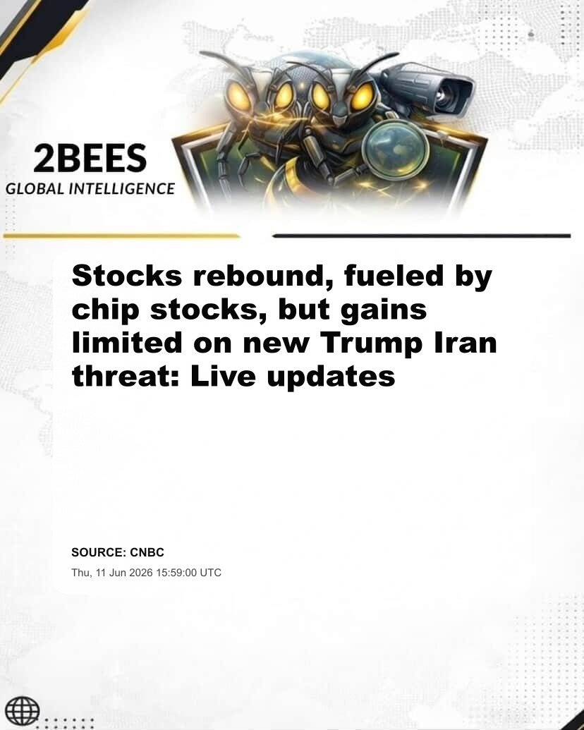 Stocks rebound, fueled by chip stocks, but gains limited on new Trump Iran threat: Live updates