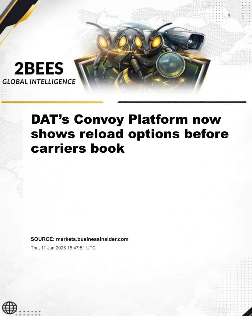 DAT’s Convoy Platform now shows reload options before carriers book