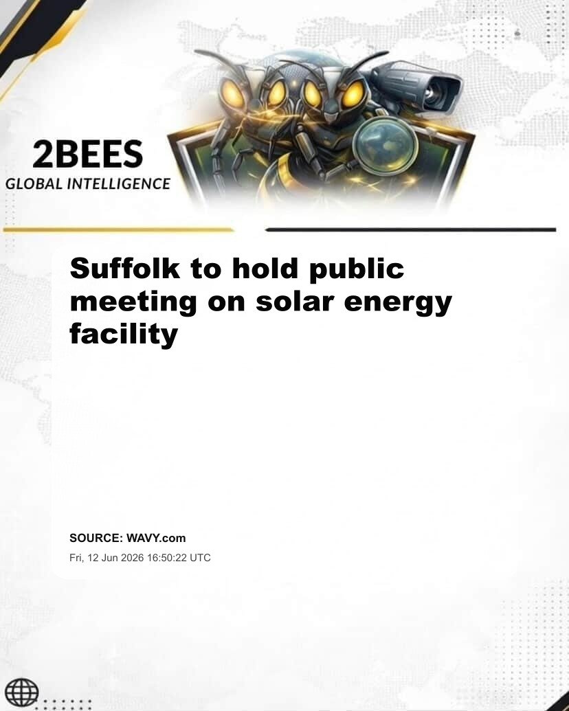 Suffolk to hold public meeting on solar energy facility
