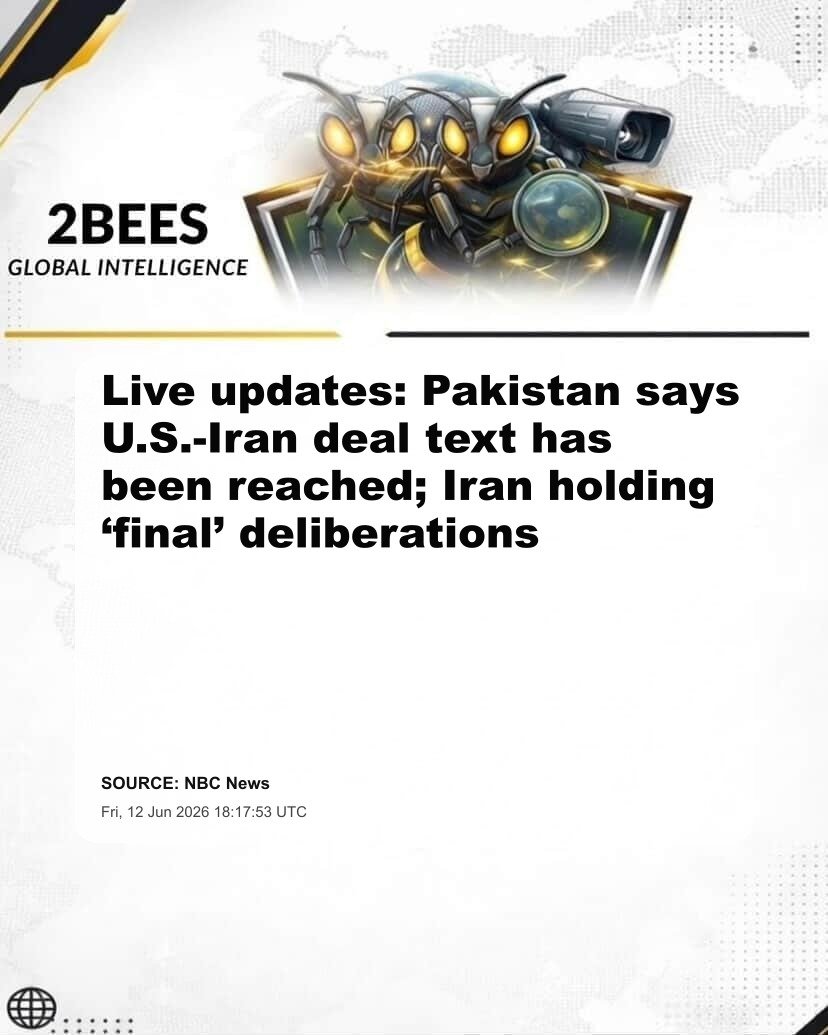 Live updates: Pakistan says U.S.-Iran deal text has been reached; Iran holding ‘final’ deliberations
