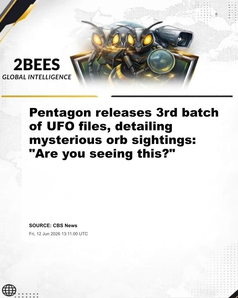 Pentagon releases 3rd batch of UFO files, detailing mysterious orb sightings: "Are you seeing this?"