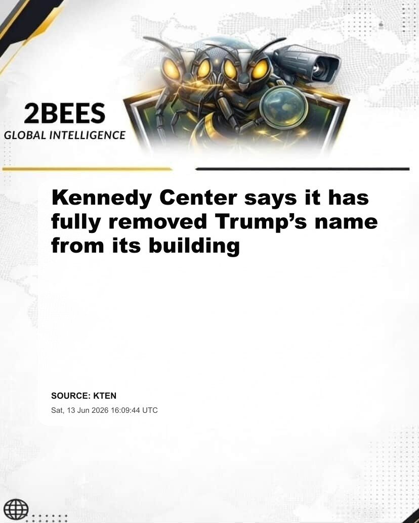 Kennedy Center says it has fully removed Trump’s name from its building