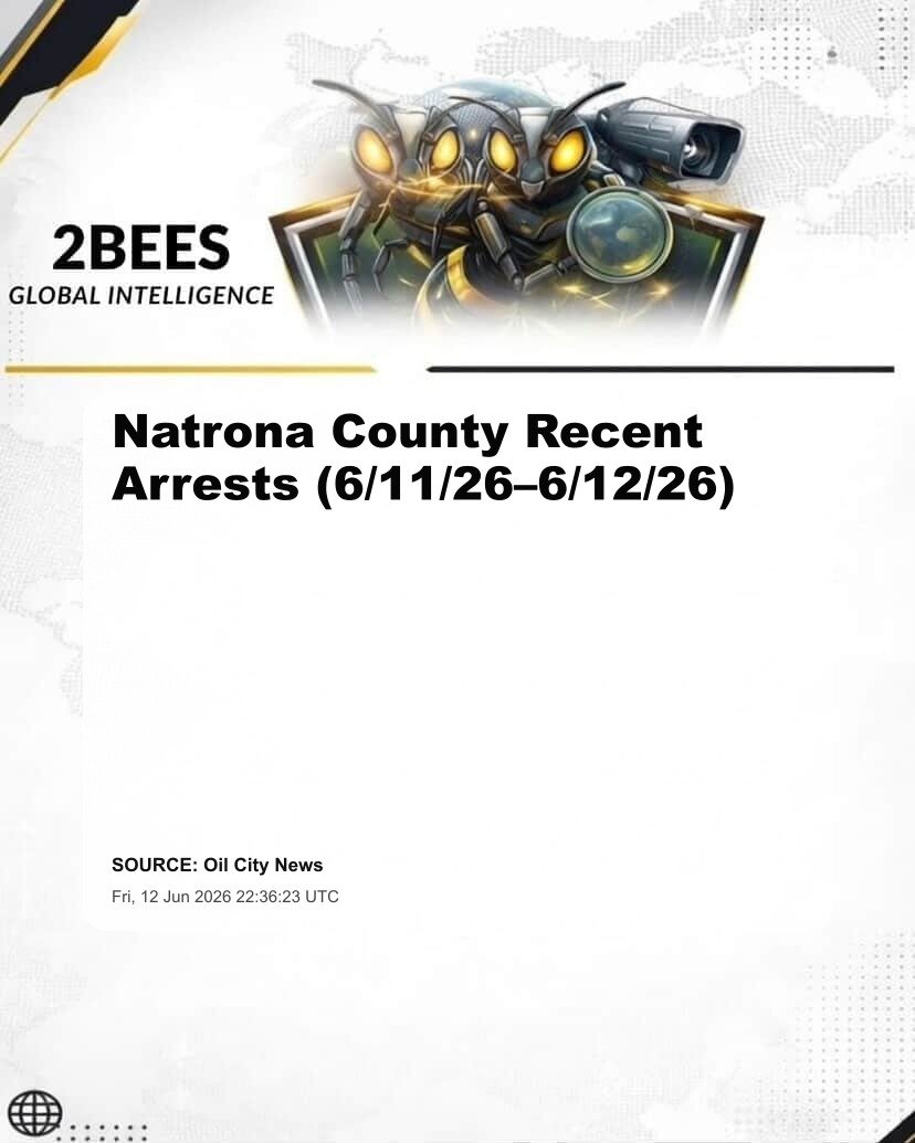 Natrona County Recent Arrests (6/11/26–6/12/26)