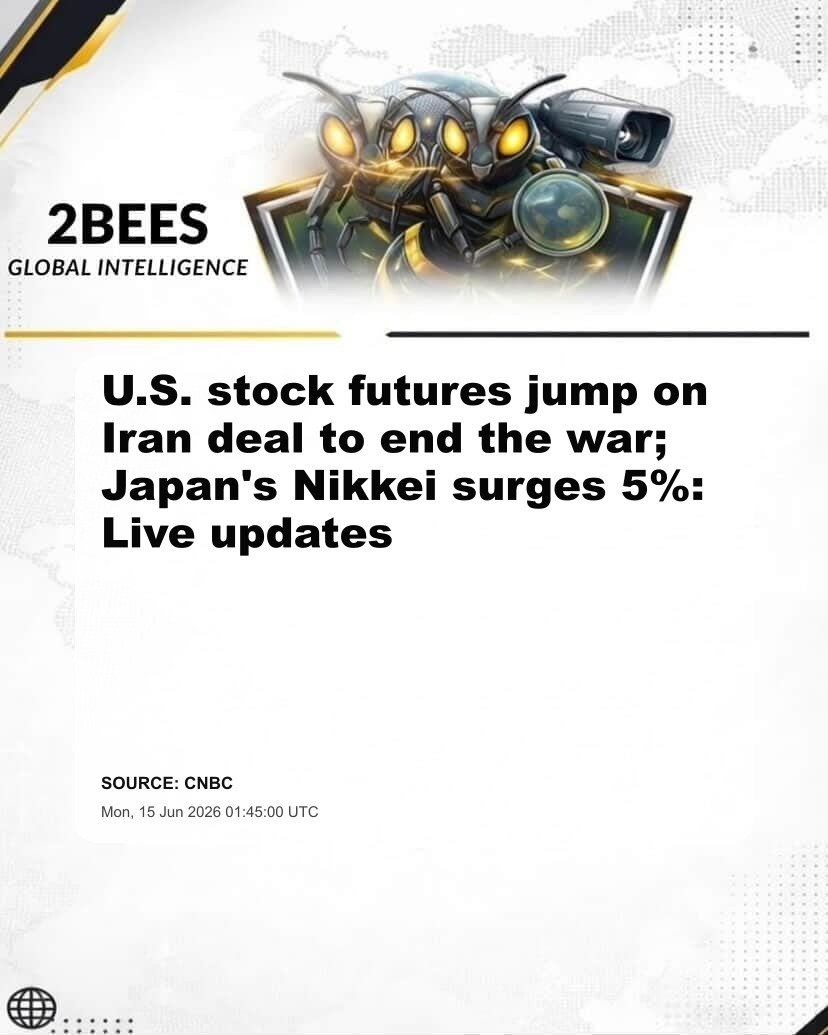 U.S. stock futures jump on Iran deal to end the war; Japan's Nikkei surges 5%: Live updates