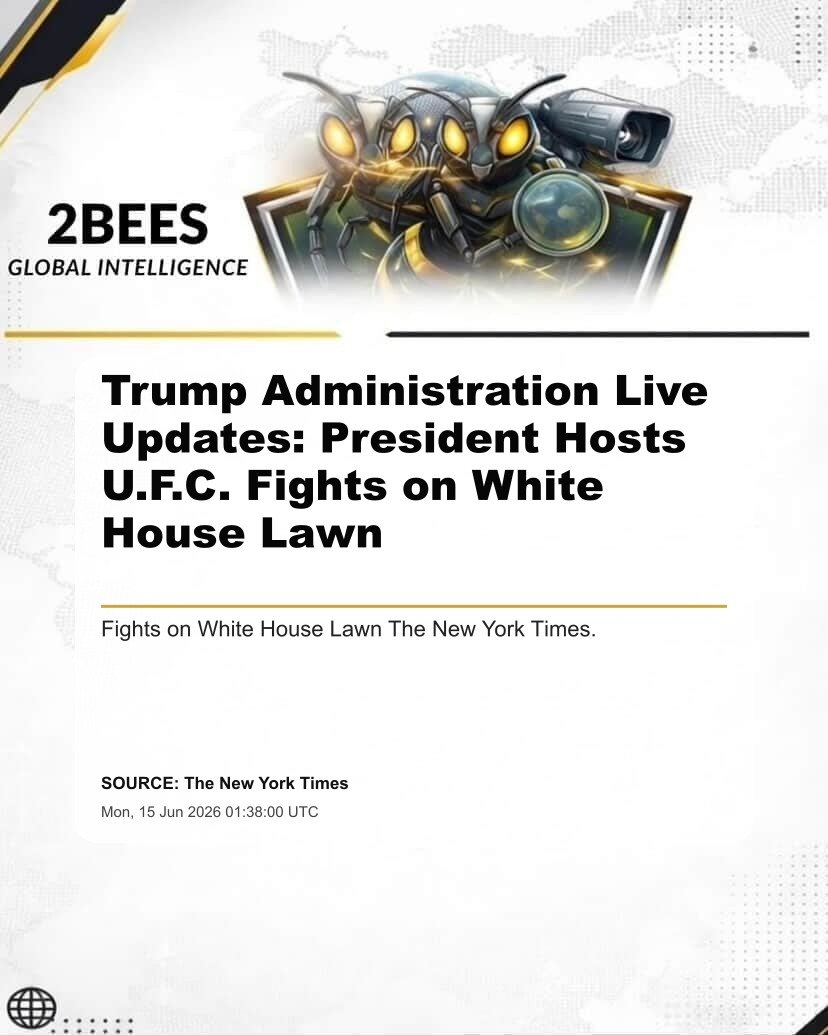 Trump Administration Live Updates: President Hosts U.F.C. Fights on White House Lawn