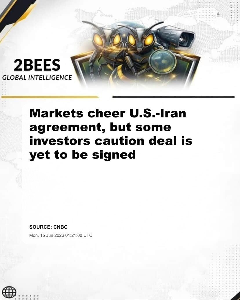 Markets cheer U.S.-Iran agreement, but some investors caution deal is yet to be signed