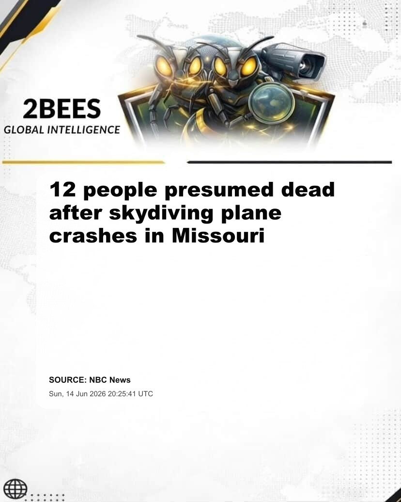 12 people presumed dead after skydiving plane crashes in Missouri