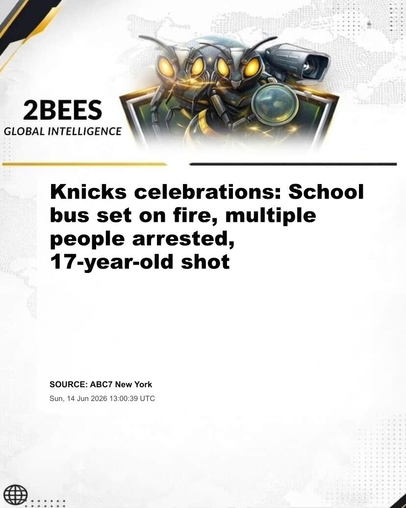 Knicks celebrations: School bus set on fire, multiple people arrested, 17-year-old shot