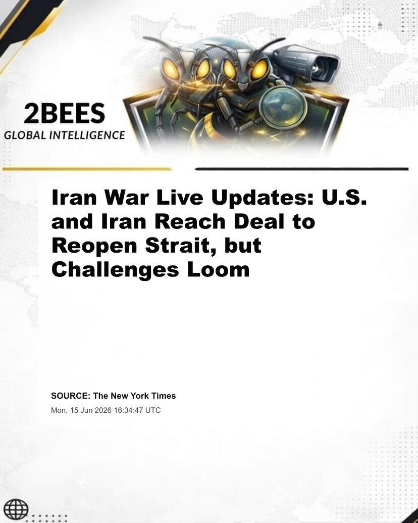 Iran War Live Updates: U.S. and Iran Reach Deal to Reopen Strait, but Challenges Loom