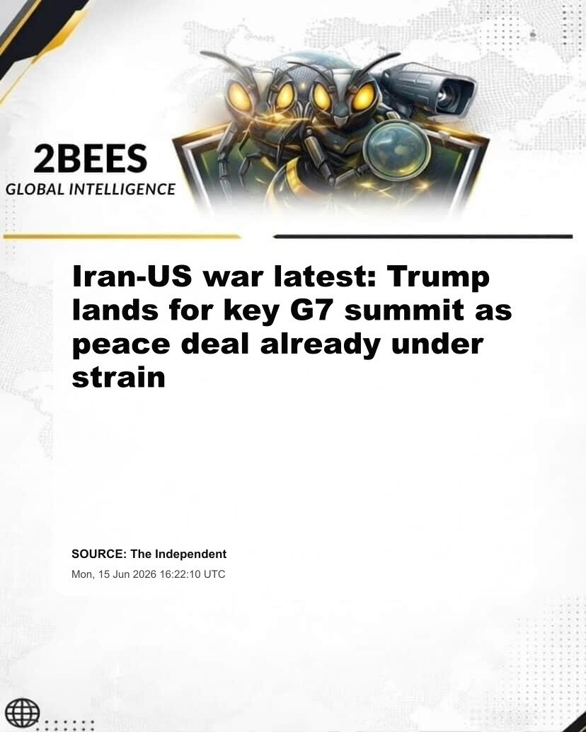 Iran-US war latest: Trump lands for key G7 summit as peace deal already under strain