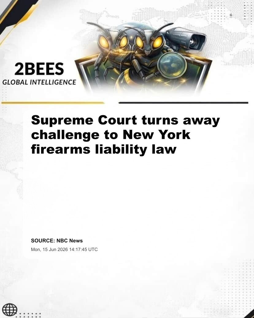 Supreme Court turns away challenge to New York firearms liability law