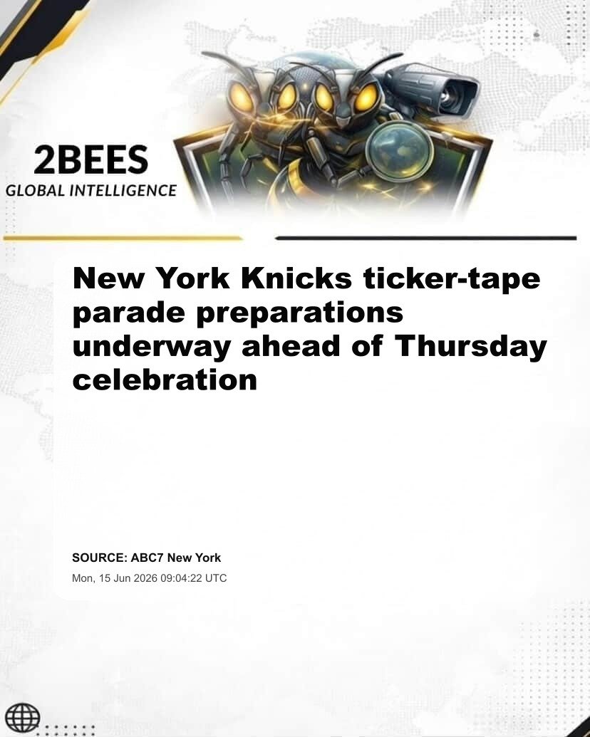 New York Knicks ticker-tape parade preparations underway ahead of Thursday celebration