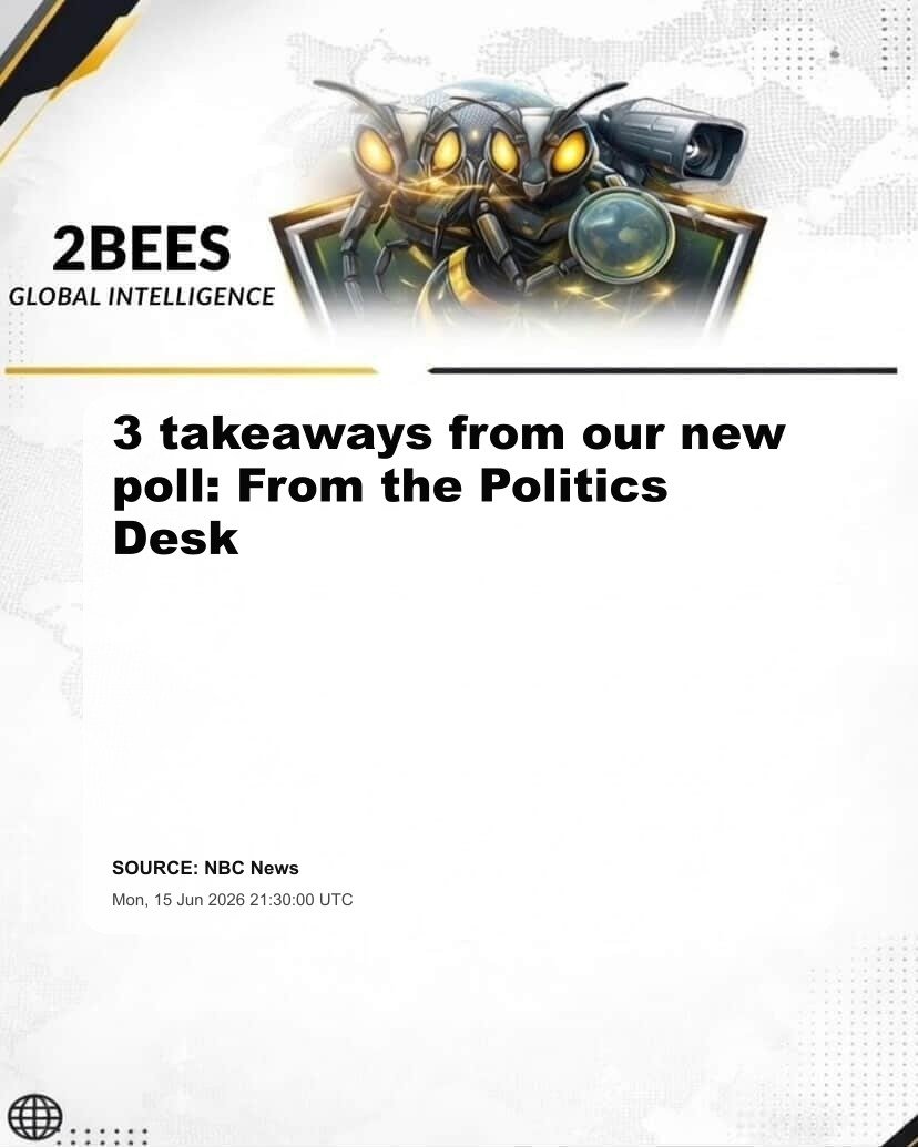 3 takeaways from our new poll: From the Politics Desk