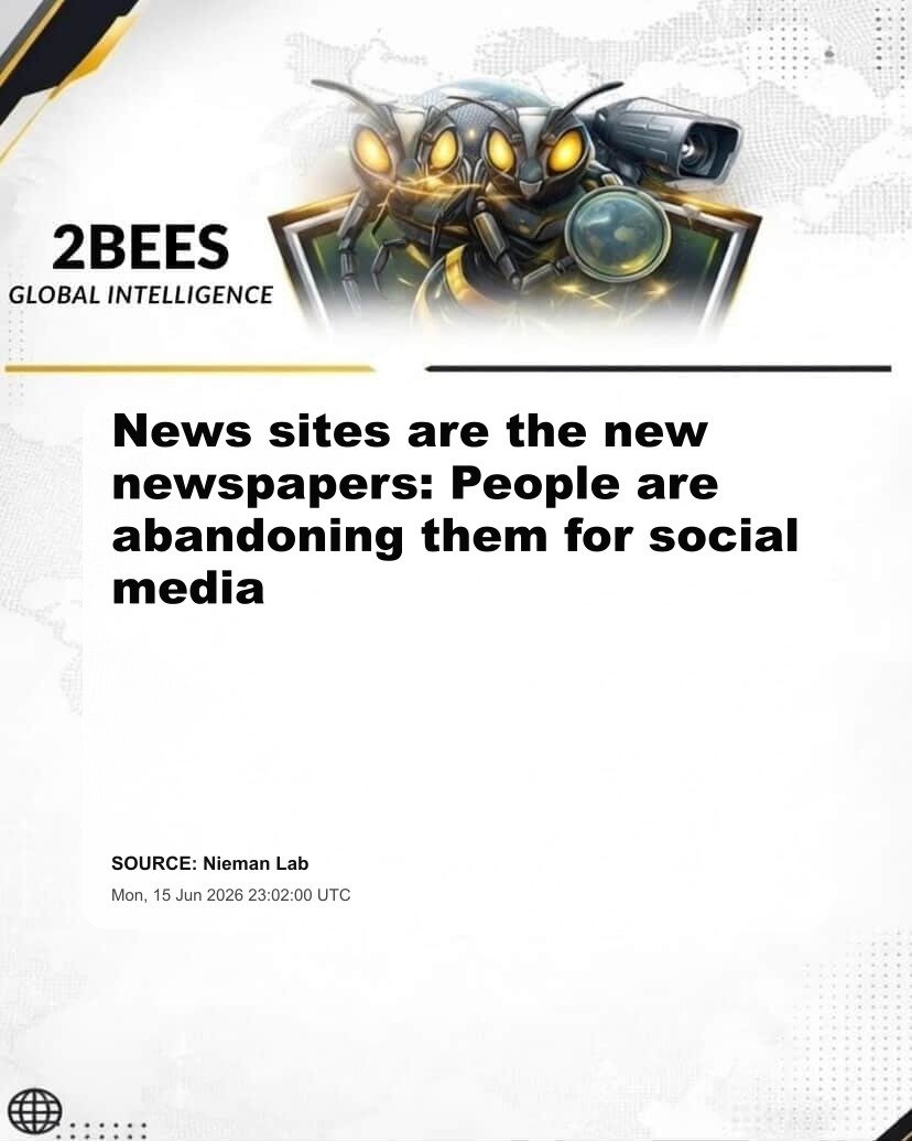 News sites are the new newspapers: People are abandoning them for social media