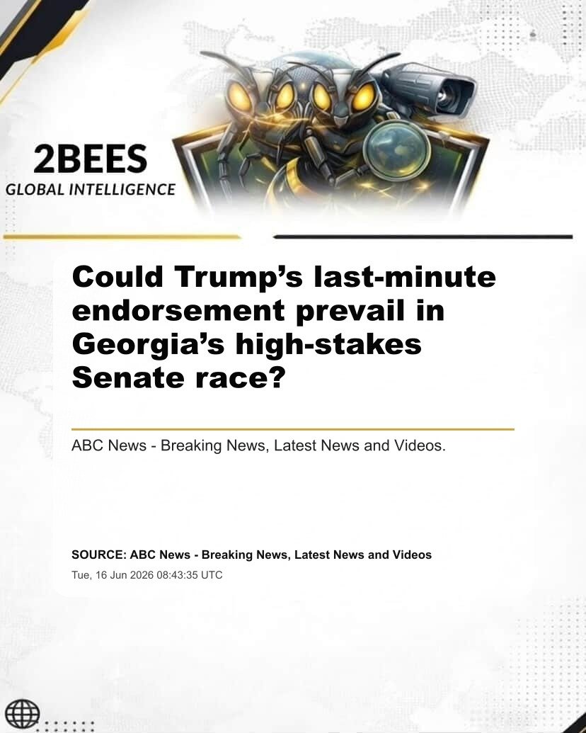 Could Trump’s last-minute endorsement prevail in Georgia’s high-stakes Senate race?