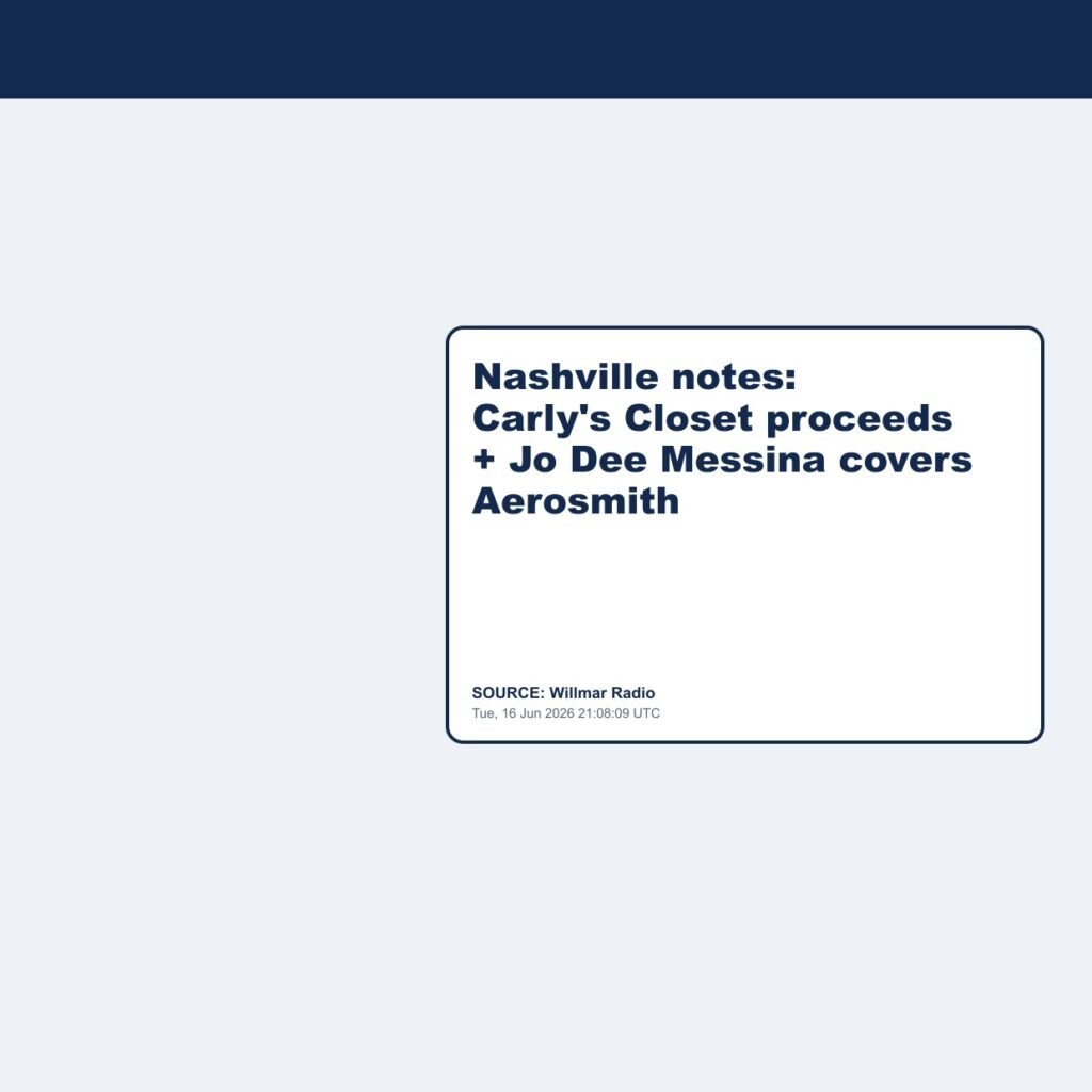 Nashville notes: Carly’s Closet proceeds + Jo Dee Messina covers Aerosmith
