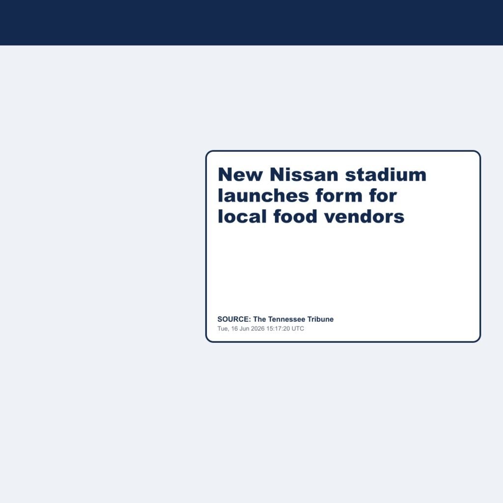 New Nissan stadium launches form for local food vendors