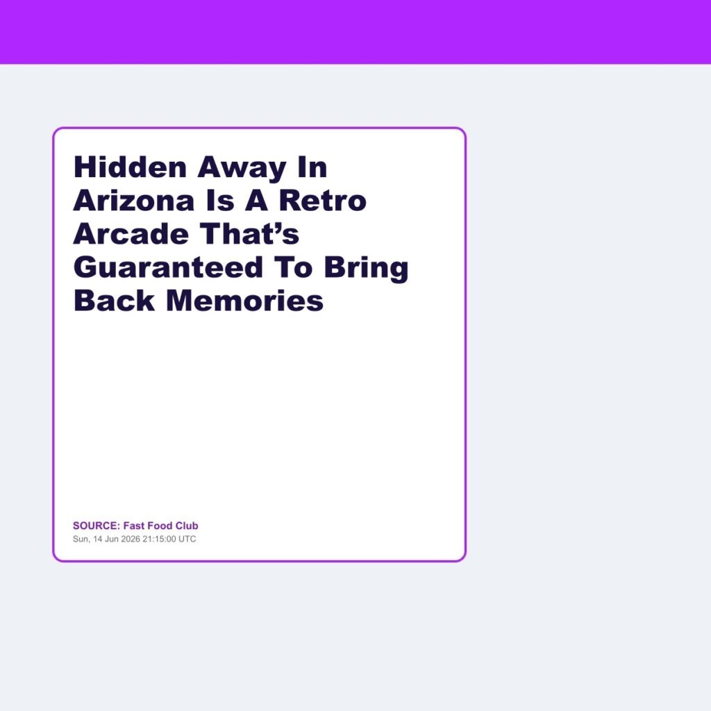 Hidden Away In Arizona Is A Retro Arcade That’s Guaranteed To Bring Back Memories