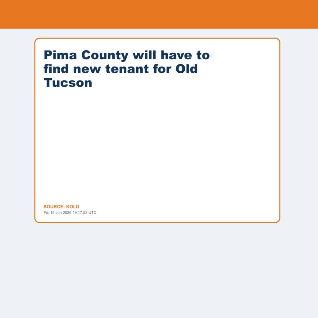 Pima County will have to find new tenant for Old Tucson