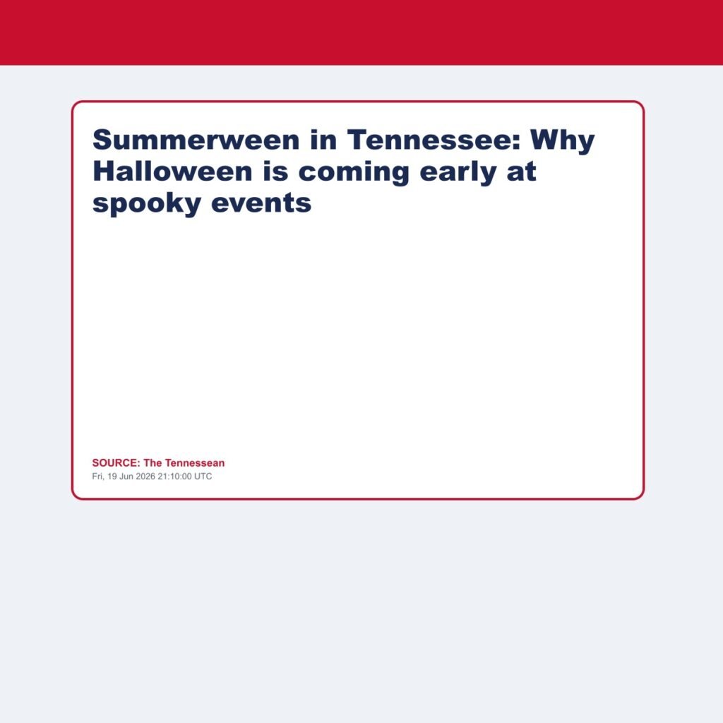Summerween in Tennessee: Why Halloween is coming early at spooky events