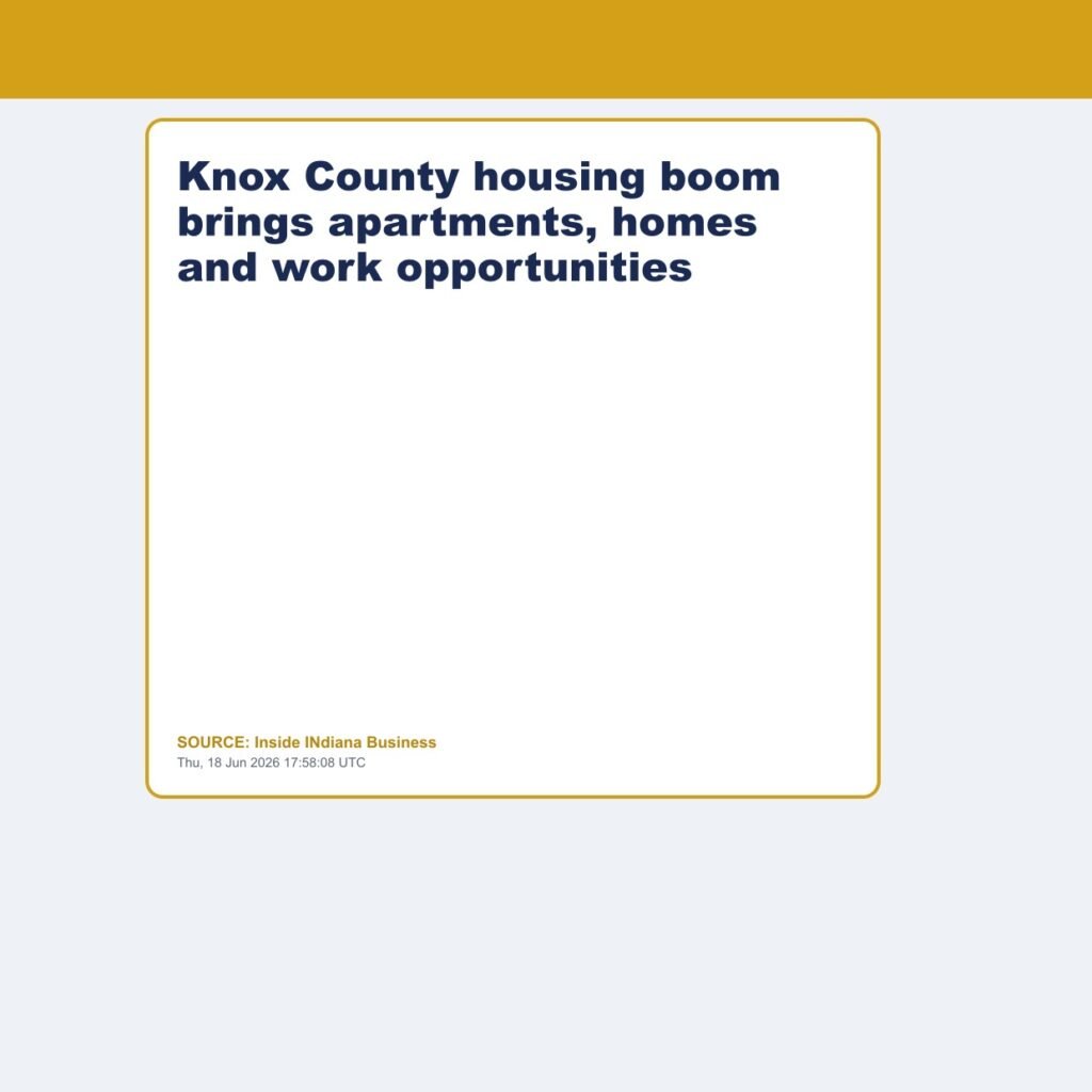 Knox County housing boom brings apartments, homes and work opportunities