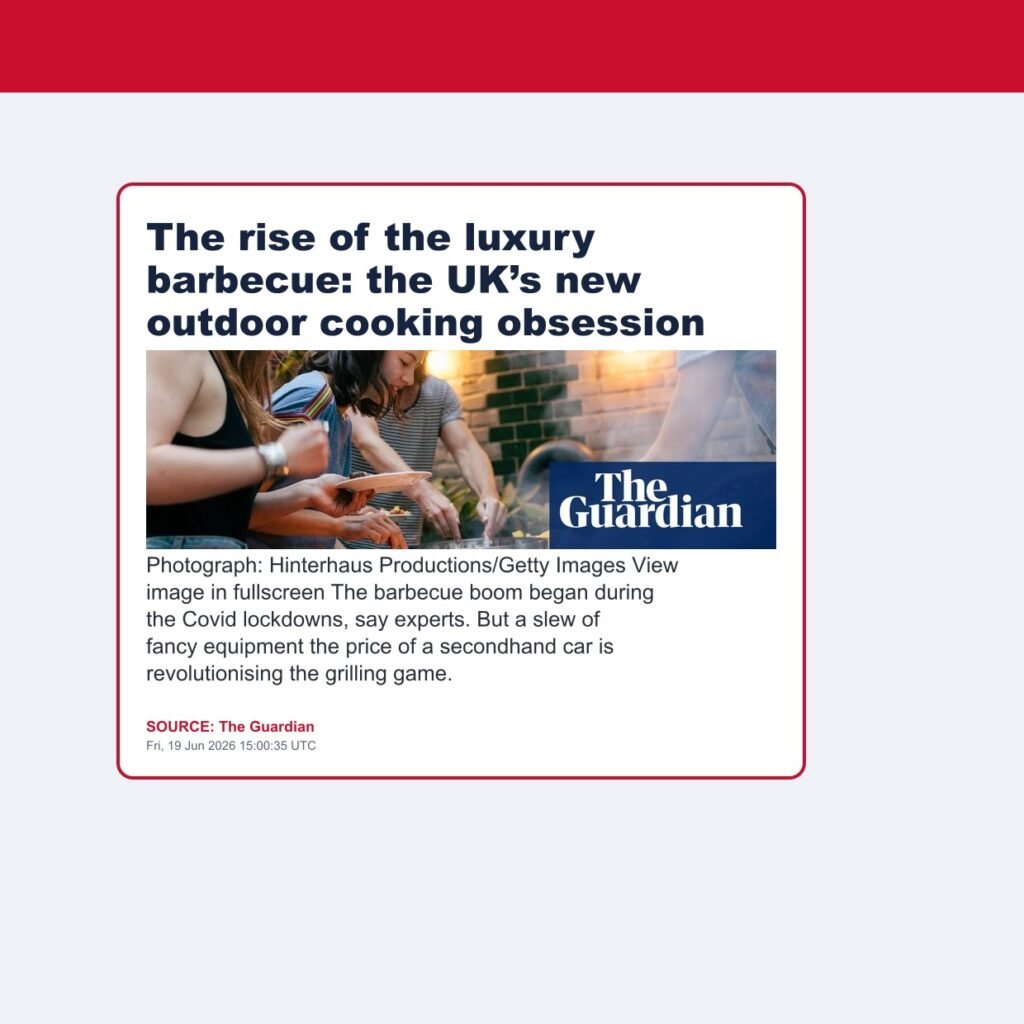 The rise of the luxury barbecue: the UK’s new outdoor cooking obsession