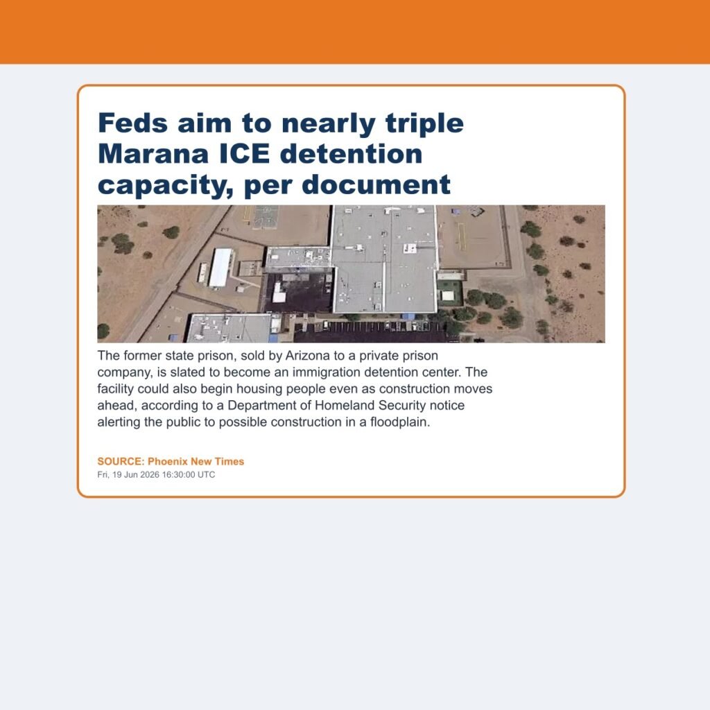 Feds aim to nearly triple Marana ICE detention capacity, per document