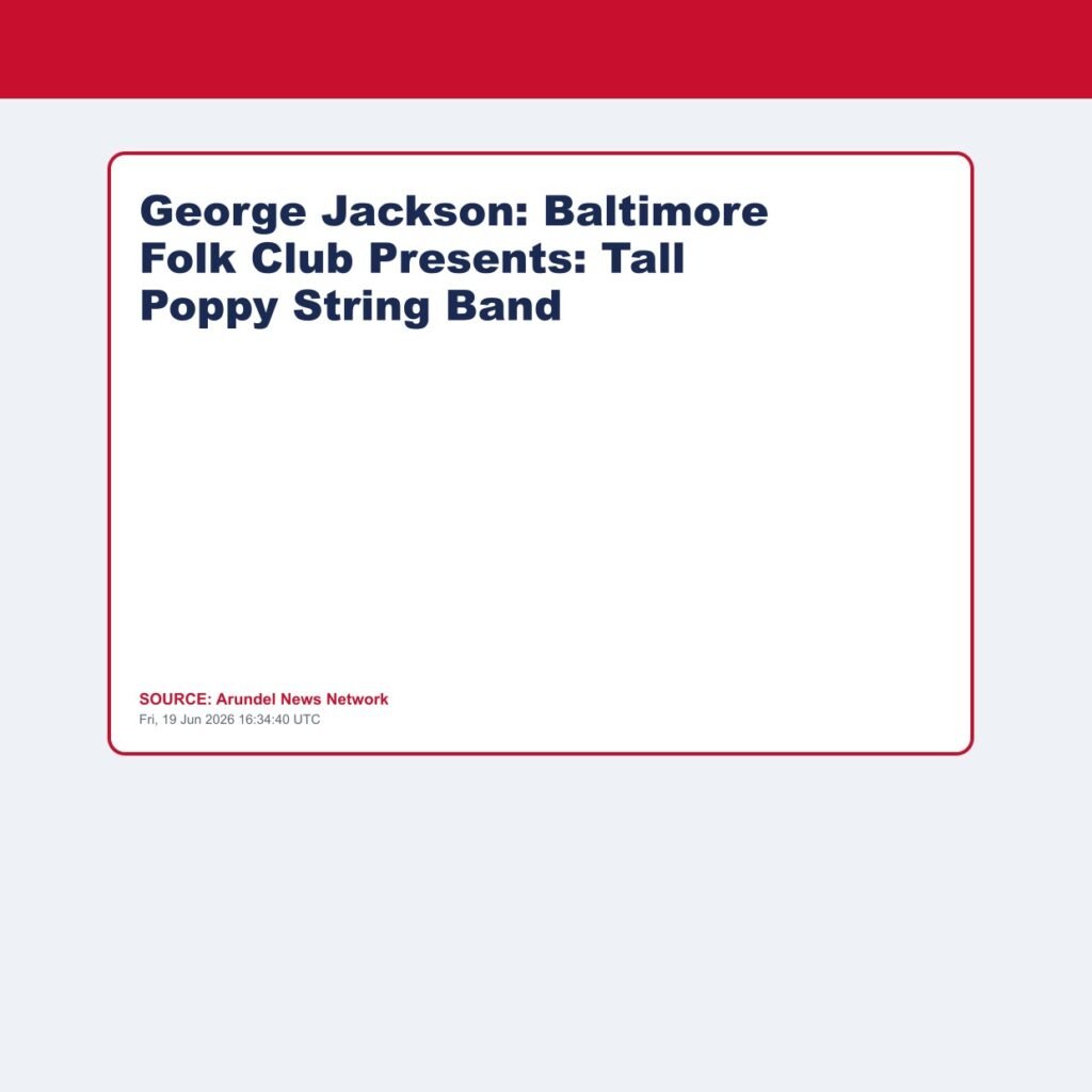 George Jackson: Baltimore Folk Club Presents: Tall Poppy String Band