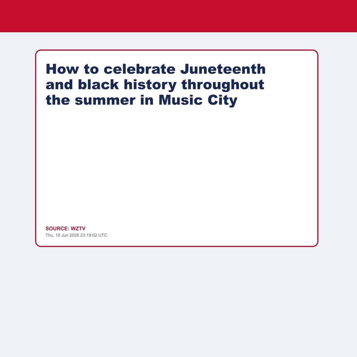 How to celebrate Juneteenth and black history throughout the summer in Music City