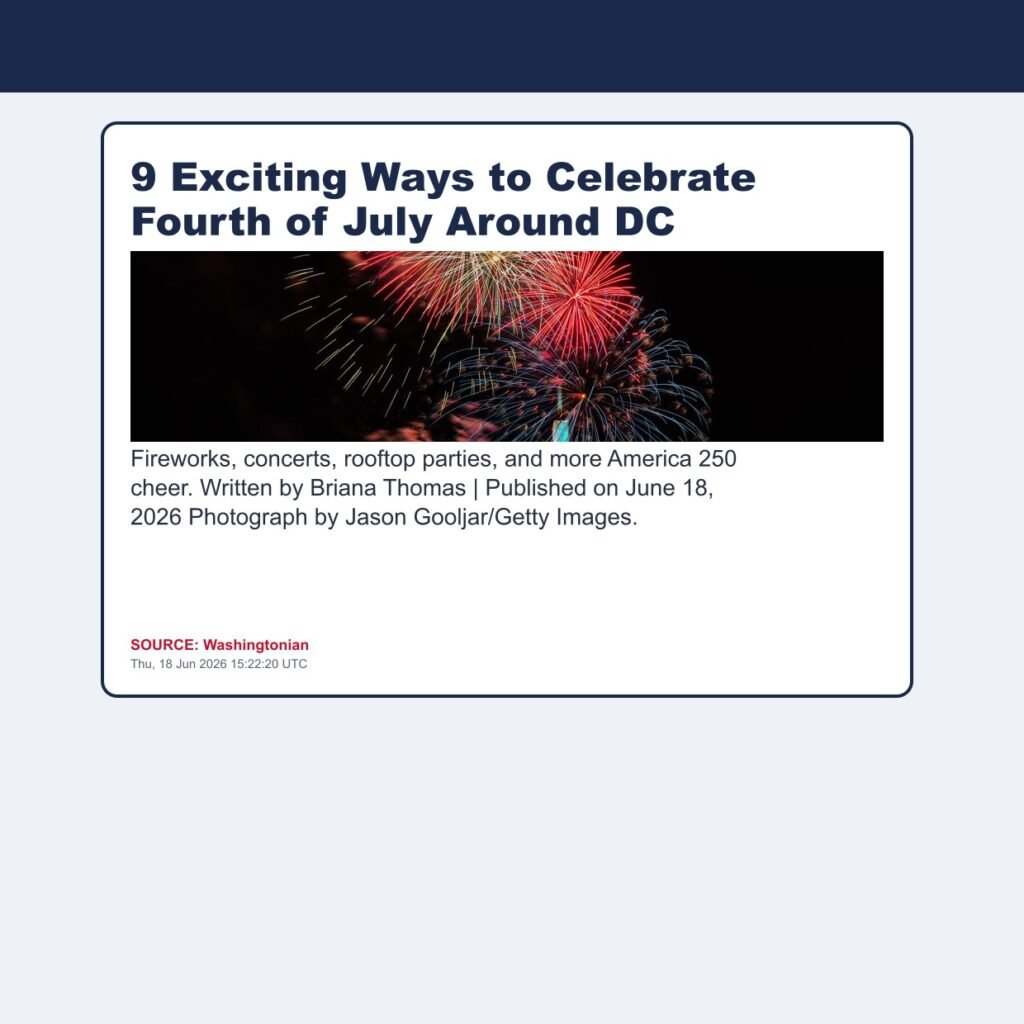 9 Exciting Ways to Celebrate Fourth of July Around DC