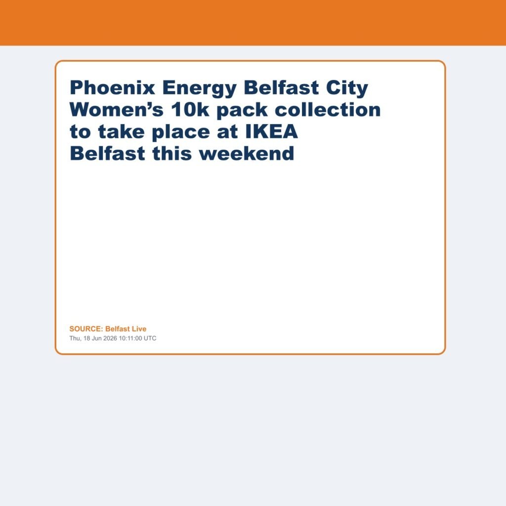 Phoenix Energy Belfast City Women’s 10k pack collection to take place at IKEA Belfast this weekend