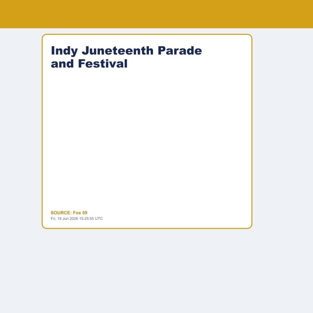 Indy Juneteenth Parade and Festival