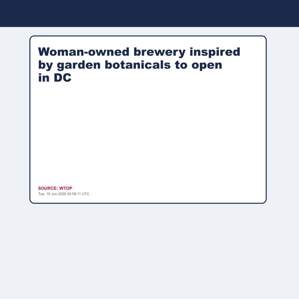 Woman-owned brewery inspired by garden botanicals to open in DC