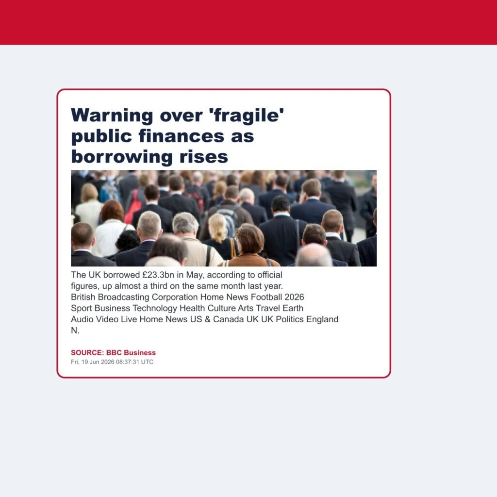 Warning over ‘fragile’ public finances as borrowing rises