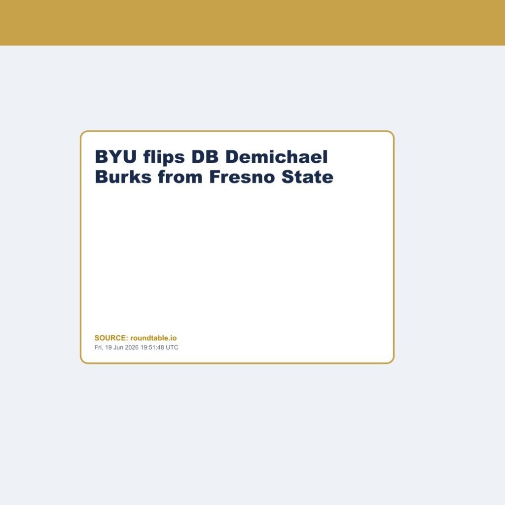 BYU flips DB Demichael Burks from Fresno State