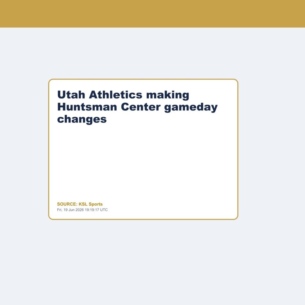 Utah Athletics making Huntsman Center gameday changes